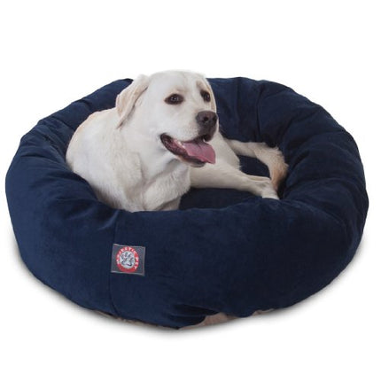 MajesticPet 40 in. Villa Donut Pet Bed, Navy