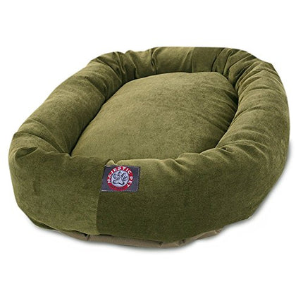 MajesticPet 40 in. Villa Donut Pet Bed, Fern