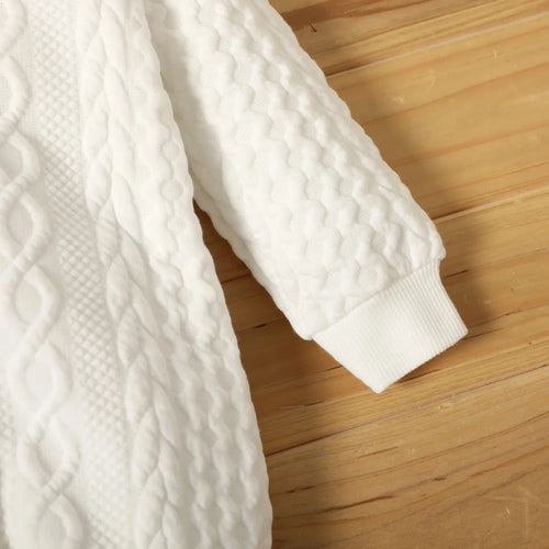 0-18 Month Newborn Baby Romper Boys Girls Cute Ears Solid Hooded Long