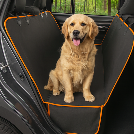 Waterproof Dog Car Hammock – Heavy-Duty Back Seat Cover for Dogs