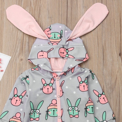 Toddler Baby Girl Winter Clothes Sets 3D Ears Long