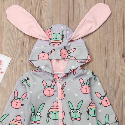 Toddler Baby Girl Winter Clothes Sets 3D Ears Long