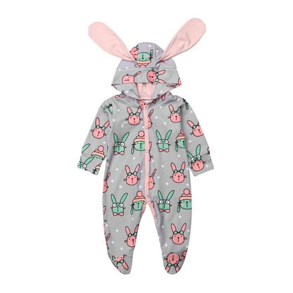 Toddler Baby Girl Winter Clothes Sets 3D Ears Long